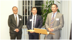 Die drei Geschäftsführer der Hager Unternehmensberatung GmbH, von links nach rechts: Ralf Hager, Andreas Wartenberg und Martin Krill