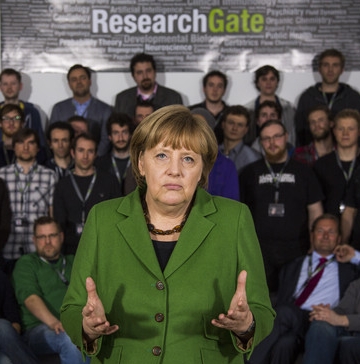 ResearchGate Angela Merkel Besuch