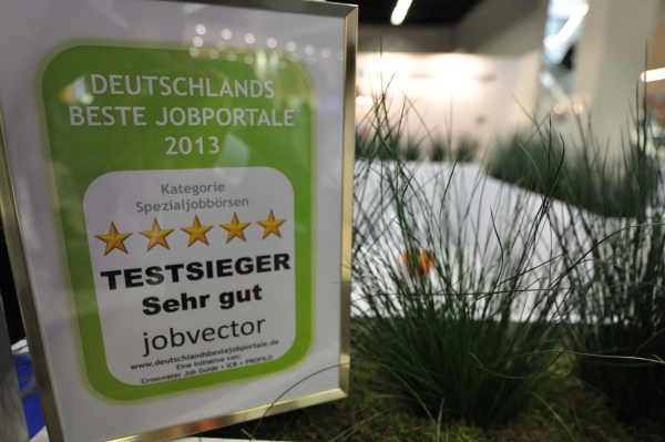 Gütesiegel 2013: jobvector ist Deutschlands beste Spezialjobbörse
