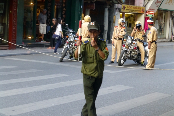 Recruiting for a police job in Saigon