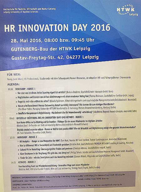 Die Themen des 5. HR Innovation Day